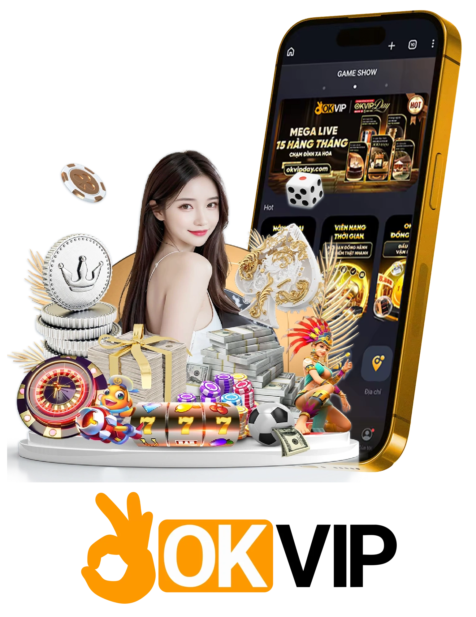 Dịch vụ ứng dụng OKVIP trên di động